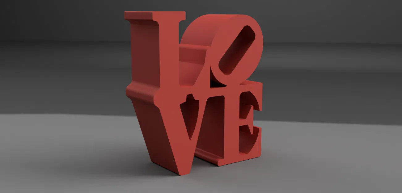LOVE sculoptre – Tượng chữ LOVE trang trí & quà tặng - Image 2