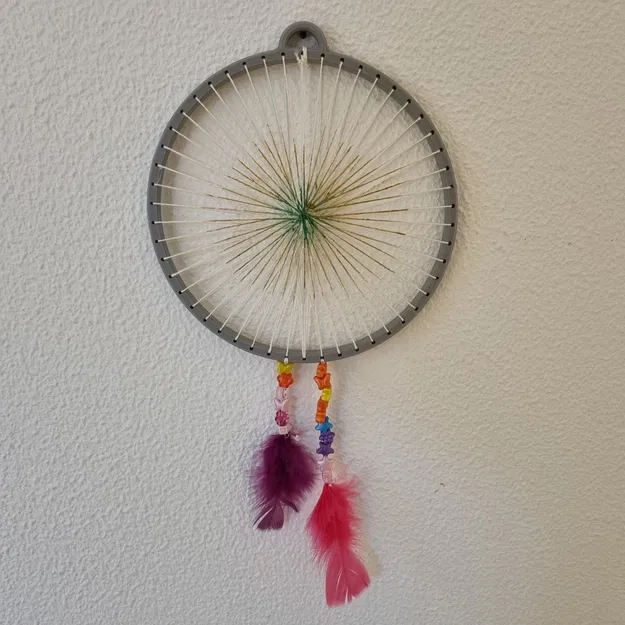 Vòng Dreamcatcher DIY – Tự Tạo Họa Tiết Đan Dây - Image 3