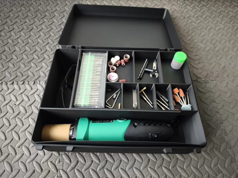 Hộp đựng Dremel & phụ kiện – Rugged Organizer Box - Image 2