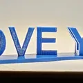 FLIP WORD 3D “LOVE YOU, LIL PERV” - Thumbnail 1