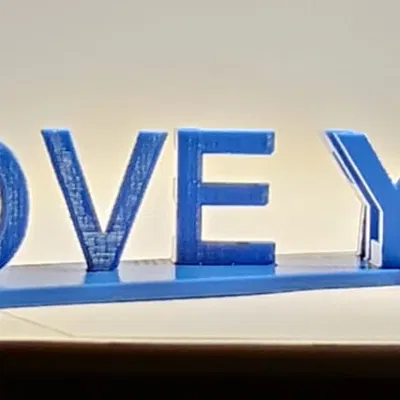 FLIP WORD 3D “LOVE YOU, LIL PERV”