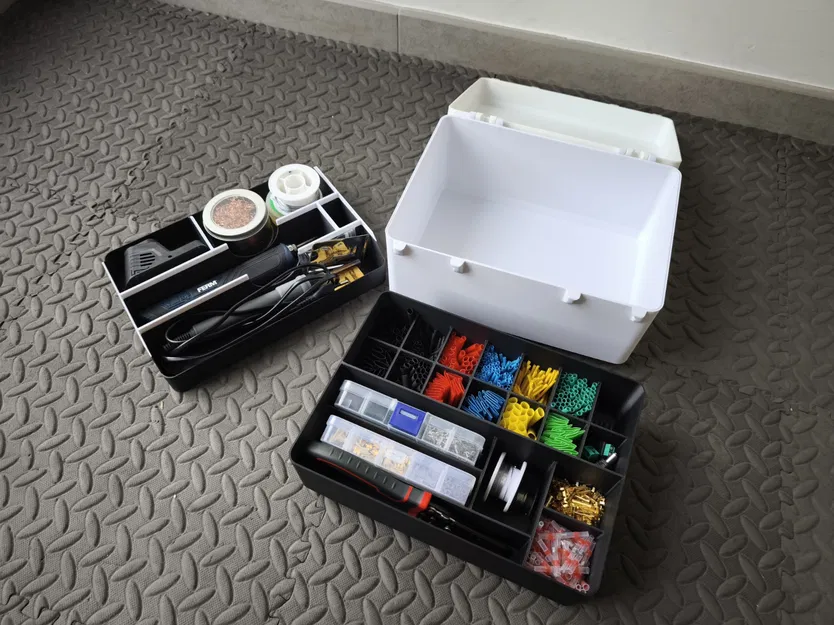 Hộp Dụng Cụ Trạm Hàn - Organizer Box Cứng Cáp Cho Tool & Accessories - Image 2