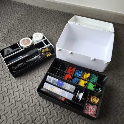 Hộp Dụng Cụ Trạm Hàn - Organizer Box Cứng Cáp Cho Tool & Accessories