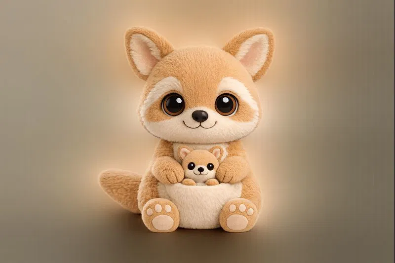 Chuột túi đồ chơi (Toy Kangaroo aka Joey) - Image 2