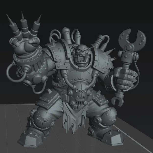 Tek-Boss Grimlug - The Eightpints Scrap-Tek Horde - Image 1