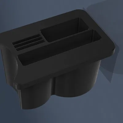 Khay Đựng Ly Skoda Octavia 3 - Kèm khe điện thoại lớn & Key Fob