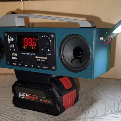 Radio khẩn cấp cho pin Bosch 18V Professional