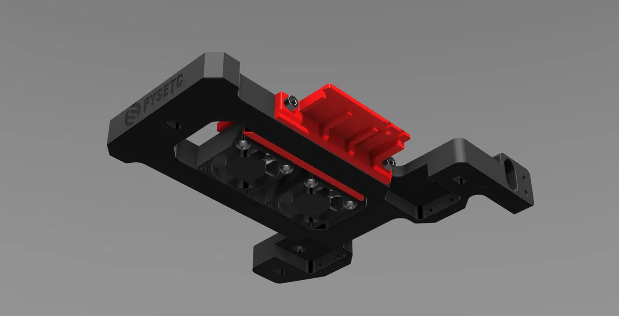 Voron V0: Mount gắn 2 bed fan & connection cho Fysetc CNC Bed - Image 2