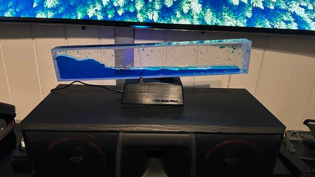 Đế Wave motion machine chỉnh tốc độ, có LED strip - Image 1