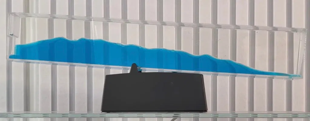 Đế Wave motion machine chỉnh tốc độ, có LED strip - Image 12