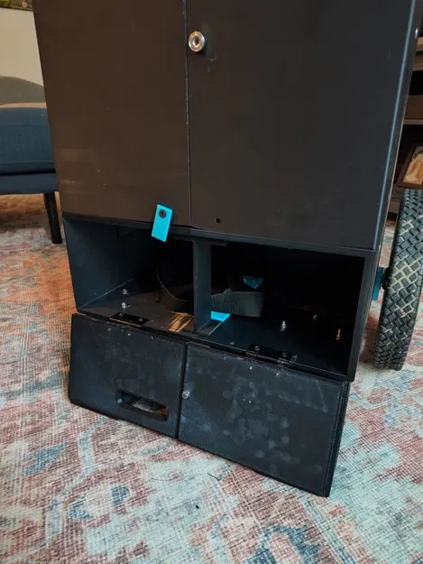 Disc Golf Cart – Xe đẩy Disc Golf kiểu thùng (box) in 3D - Image 7