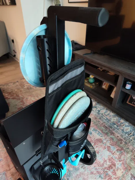 Disc Golf Cart – Xe đẩy Disc Golf kiểu thùng (box) in 3D - Image 10