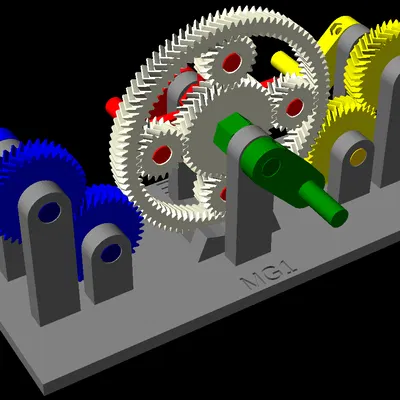 Mô hình hộp số hybrid Toyota/Ford Electronic Continuously Variable Transmission (E-CVT)