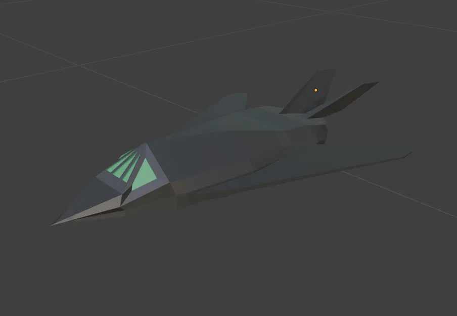 Mô hình máy bay Lockheed F-117 Nighthawk (Low-poly, Print in Place) - Image 1