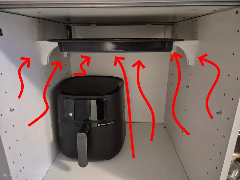 Kẹp/giá giữ khay nướng Ikea Metod – tuỳ chỉnh khoảng cách lỗ - Image 1