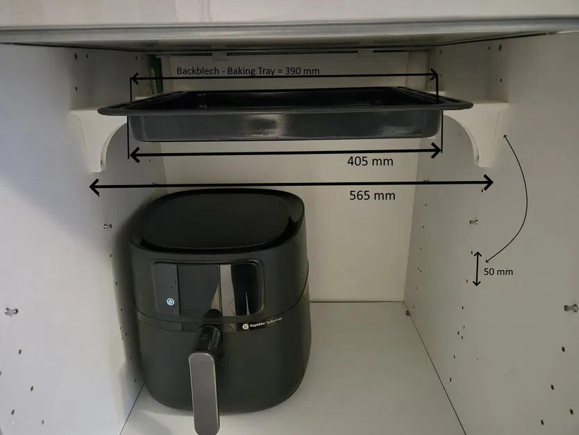 Kẹp/giá giữ khay nướng Ikea Metod – tuỳ chỉnh khoảng cách lỗ - Image 2