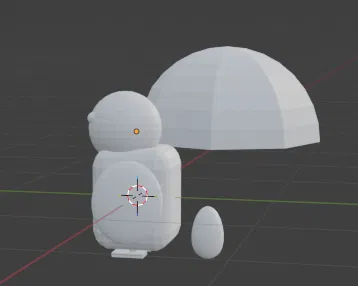 Igloo với chim cánh cụt dễ thương và một quả trứng - Image 2