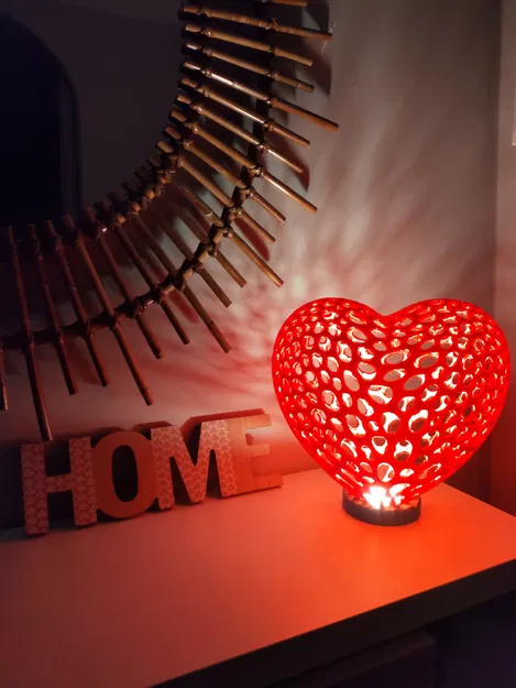Đèn Trái Tim Voronoi (Voronoi Heart Lamp) - Image 9