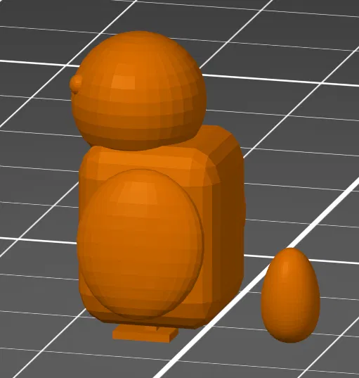 Chim cánh cụt với trứng (Penguin with egg) - Image 1