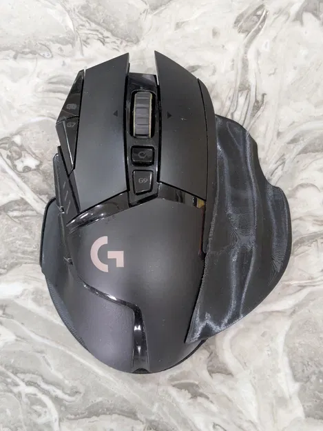 Mod chuột Logitech G502 Lightspeed — kê ngón út & áp út (v2) - Image 2