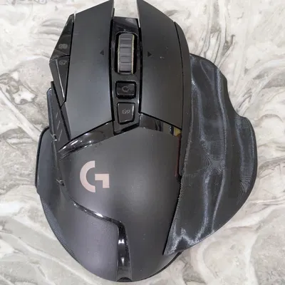 Mod chuột Logitech G502 Lightspeed — kê ngón út & áp út (v2)