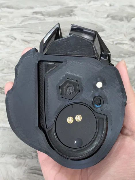 Mod chuột Logitech G502 Lightspeed — kê ngón út & áp út (v2) - Image 4