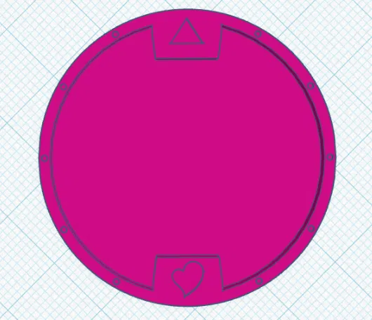 Huy chương Yo-kai Watch trống (Charming Tribe) tỉ lệ 1:1 - Image 1