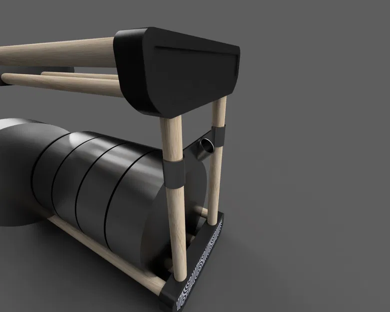 Giá để cuộn filament module xếp chồng (thanh gỗ 20 mm) - Image 5