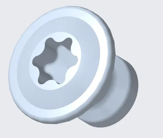 Núm Vặn Cửa/Tủ Torx (Torx Door/Cabinet Knob) - Image 1