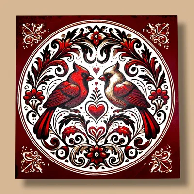 Cardinals of Devotion - Hueforge