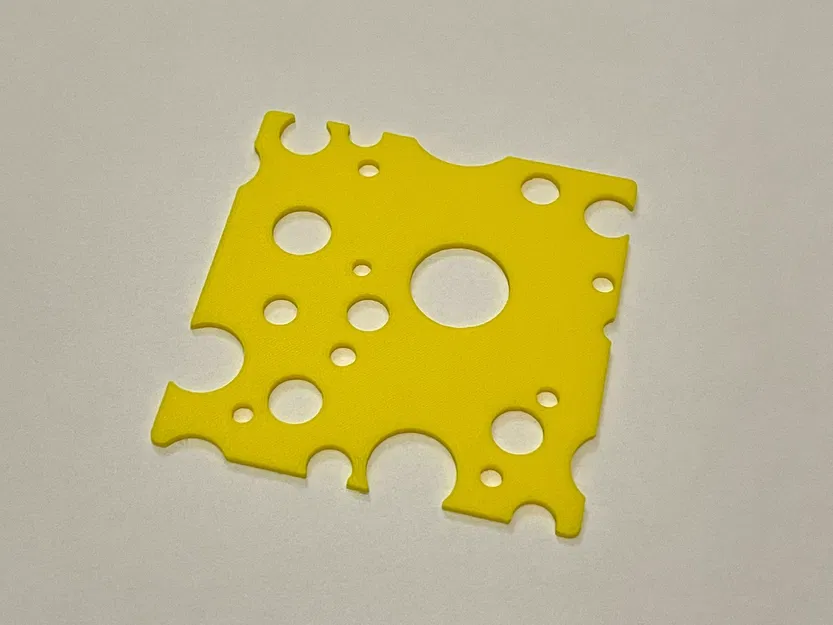 Lát phô mai Swiss lỗ (hình vuông) - Image 1