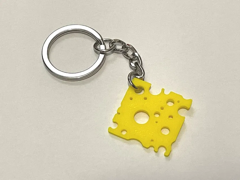 Móc khóa Phô mai Swiss / Phô mai lỗ (Holey) – Remix - Image 2