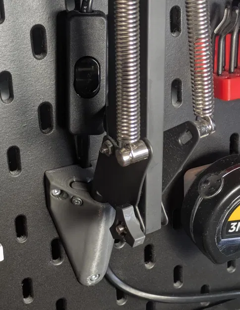 Ngàm giữ đèn Ikea Tertial cho Skadis bằng T-Nut (Skadis T-Nut Ikea Tertial Lamp Holder) - Image 1