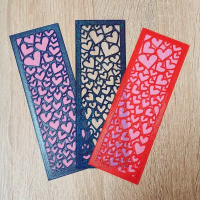Bookmark trái tim (Bookmarks with hearts)