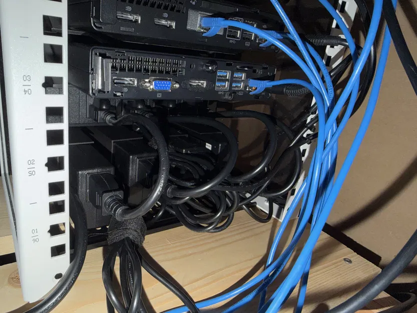 Giá đỡ PSU EliteDesk G2/G3 cho rack 10 inch 1.5U - Image 2