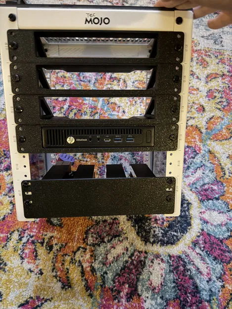 Giá đỡ PSU EliteDesk G2/G3 cho rack 10 inch 1.5U - Image 4