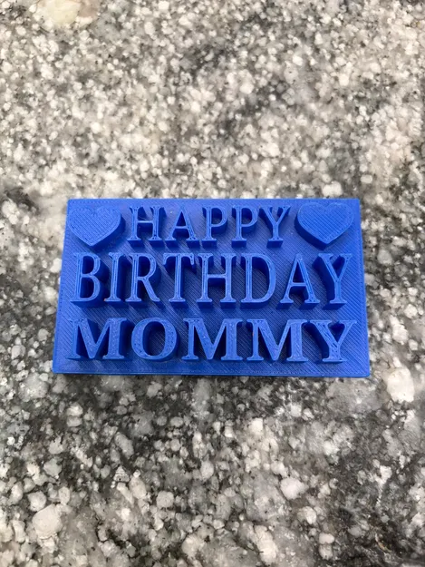 Bảng chữ “Happy Birthday Mommy” - Image 1