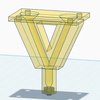 Adapter dẫn 2 filament sang Bowden Tube cho Lack Enclosure