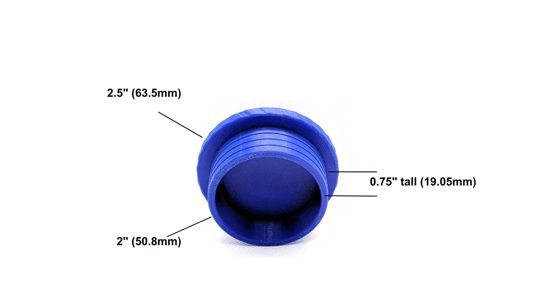 Nút bịt cổ nạp xăng (2") - Image 1