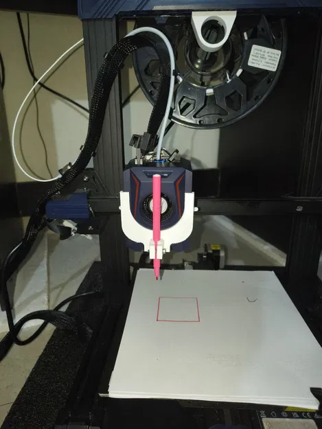 Anycubic Kobra 2 Neo - Pen Holder Snap Fit Dễ Gắn (Kèm Adapter Bút Nhỏ) - Image 1