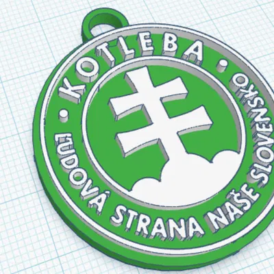 Móc khóa Kotleba Ľudová Strana Naše Slovensko