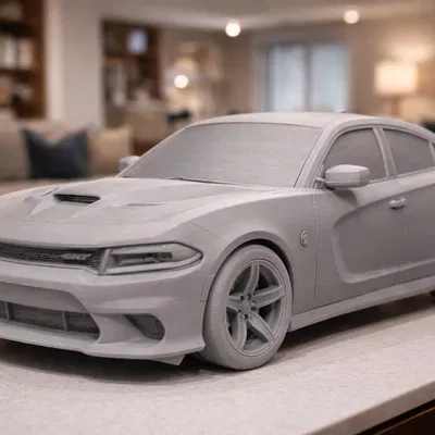 Mô hình 3D Dodge Charger