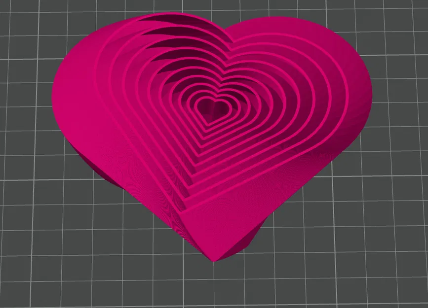 Heart fidget với twirl (twist formation) - Image 1