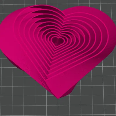 Heart fidget với twirl (twist formation)