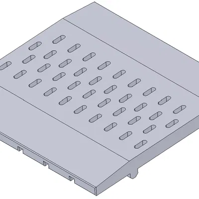Nắp thoát nước (drainage cover) đơn giản để in
