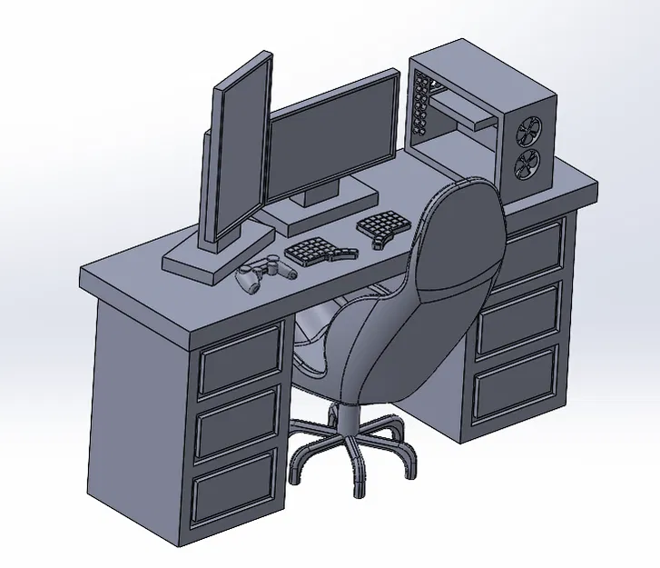 Mini gaming setup (bộ góc gaming thu nhỏ) - Image 1