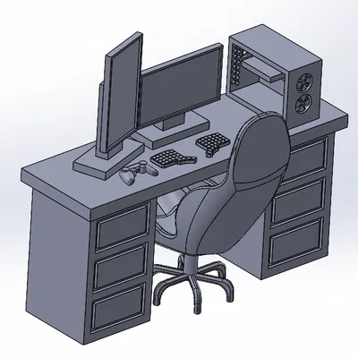 Mini gaming setup (bộ góc gaming thu nhỏ)