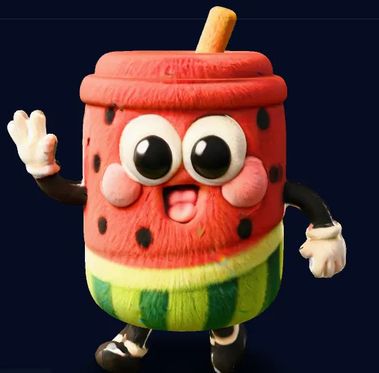 Người dưa hấu đá bào (Watermelon Slush Man) - Image 1