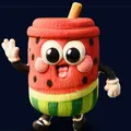 Người dưa hấu đá bào (Watermelon Slush Man) - Thumbnail 1