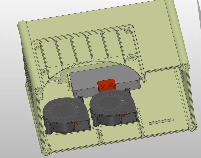 Case BC250 AMD v3 cho nguồn HP server PSU, HDD 2.5 và USB hub - Image 8